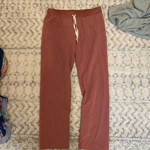 Figs Mauve Livingston Pants-Medium